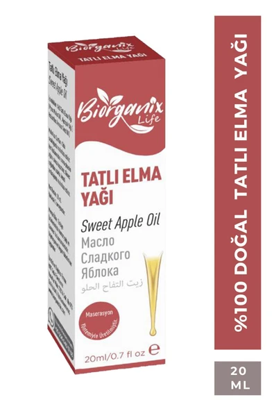 BİORGANİX Tatlı Elma Yağı 20 ml - Resim 3