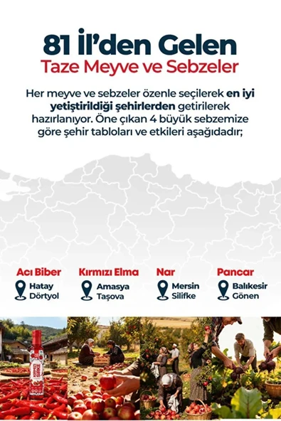 detoksaura Kırmızı Sirke - Resim 5