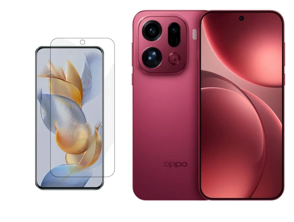 Oppo Find X9 Pro ile Uyumlu HD Şeffaf 9H Nano Ekran Koruyucu ürün görseli 1
