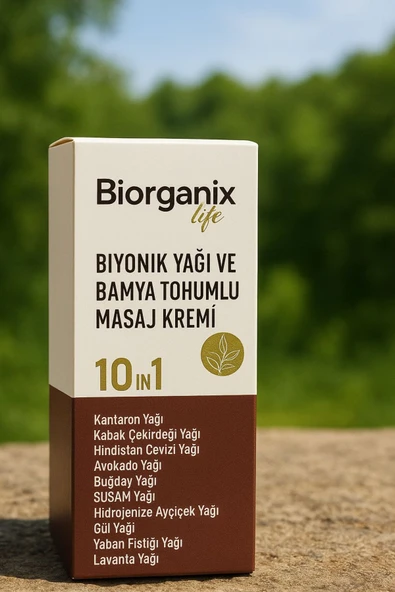 İlkim Biorganix Life Kuyruk Yağlı Bamya Tohumlu Masaj Kremi 100 ML ürün görseli 1