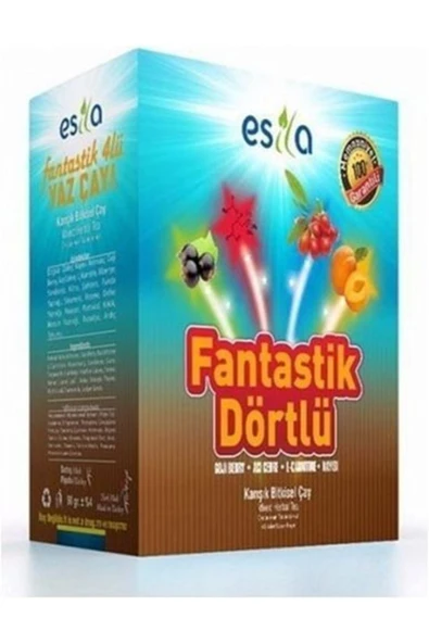 ESİLA Fantastik Dörtlü Yaz Çayı 45 Poşet ürün görseli 1