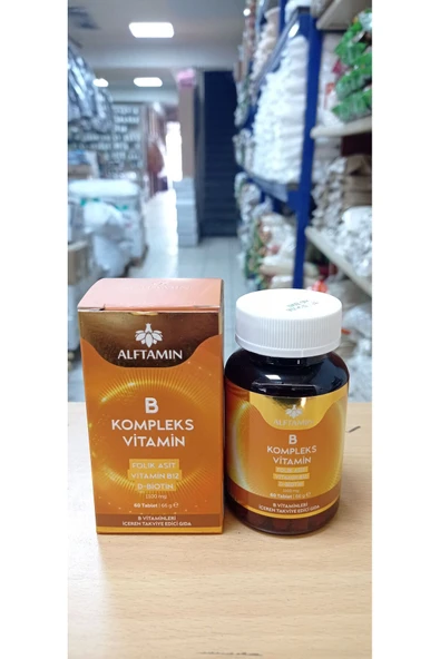ALFTAMİN B Kompleks Vitamin Kapsül 60 Adet ürün görseli 1