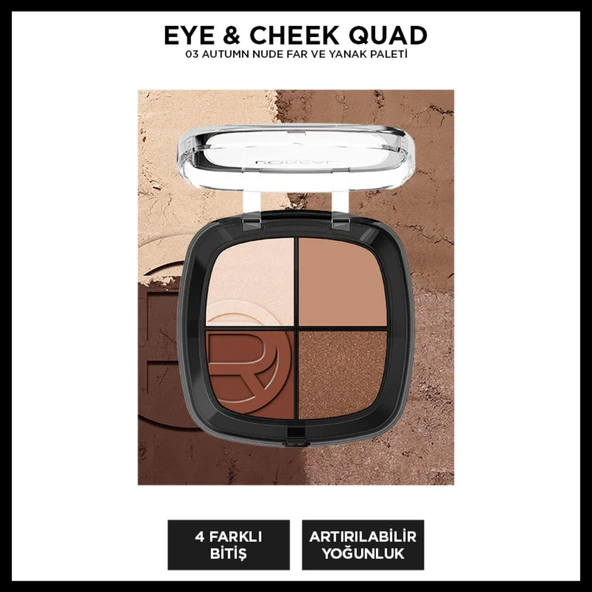 L'Oréal Paris Eye & Cheek Quad - 03 Autumn Nude Dörtlü Far ve Yanak Paleti ürün görseli 1
