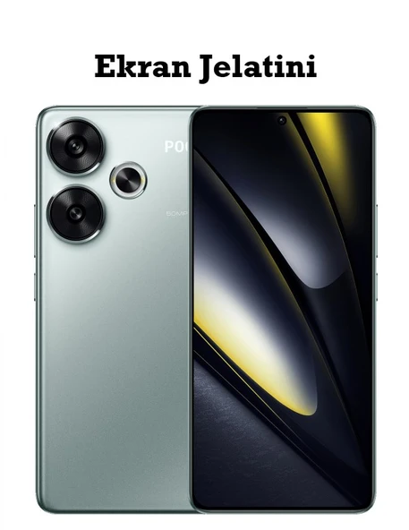 Xiaomi Poco F6 Uyumlu Ön Body Şeffaf Ultra Ekran Koruyucu Nano Jelatin ürün görseli 1