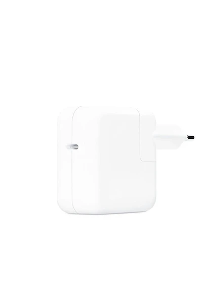 Apple 30 W Çift Usb-C Bağlantı Noktalı Güç Adaptörü Beyaz - MW2G3ZM/A ürün görseli 1