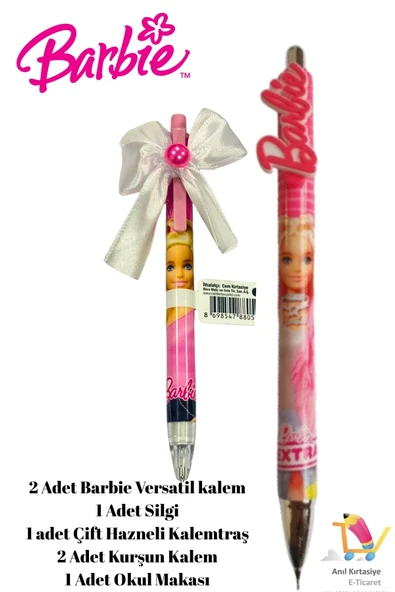 Barbie Lisanslı Versatil Okul Seti 7 Parça - Resim 2