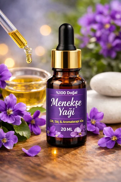 BİORGANİX Menekşe Yağı 20 ML %100 Doğal Bitkisel Yağ Cilt, Saç ve Aromaterapi İçi ürün görseli 1
