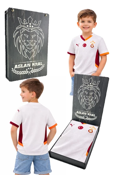 GALATASARAY ORJİNAL LİSANSLI PUMA ÇOCUK BEYAZ FORMA LAZER KUTU ürün görseli 1
