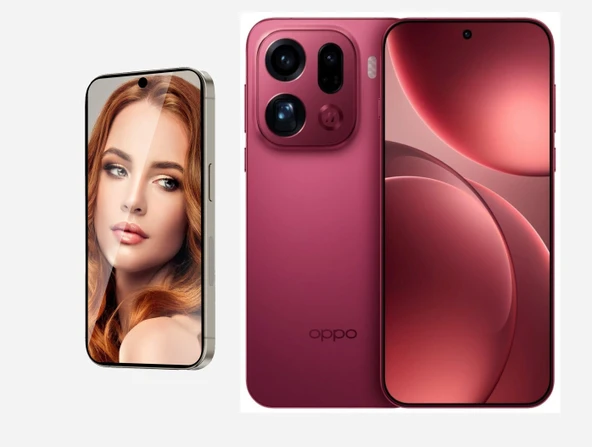Oppo Find X9 Pro ile Uyumlu Ayna (Mirror) 9H Kırılmaz Nano Ekran Koruyucu | Ekran Kapalıyken Ayna ürün görseli 1