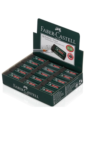 Faber-Castell Öğrenci Silgisi 30 LU Siyah ürün görseli 1