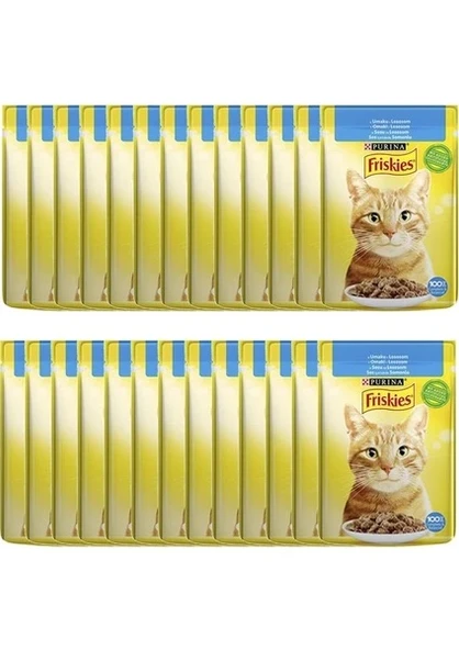 Friskies Somonlu Yetişkin Kedi Konservesi 26X85 Gr ürün görseli 1
