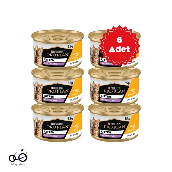 Pro Plan Kitten Tavuklu Yavru Kedi Konservesi 6x85gr ürün görseli 1