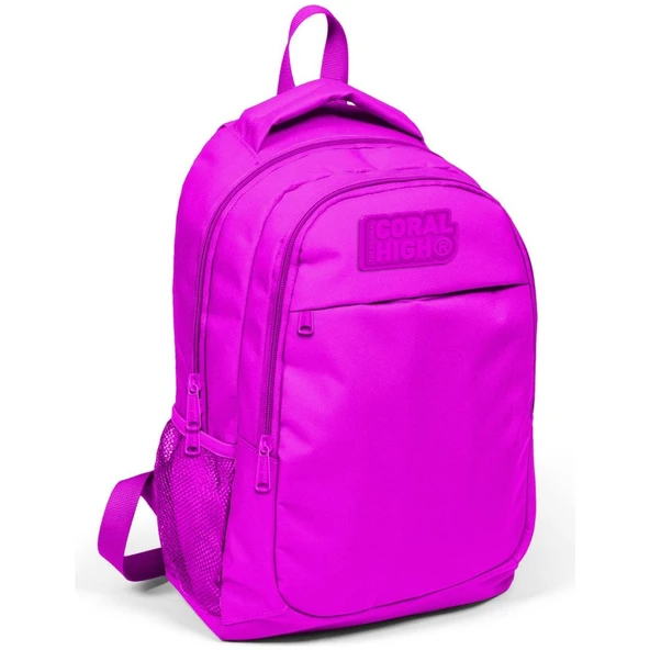 Coral High Kids Pembe Üç Bölmeli Sırt Çantası 14396 ürün görseli 1