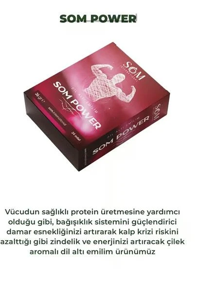 SOM POWER GÜÇLÜ BAĞIŞIKLIK YÜKSEK ENERJİ ürün görseli 1