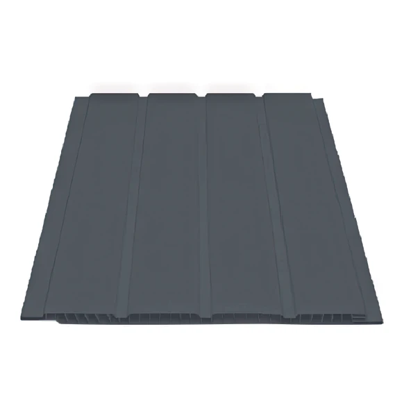 SerMimar Fugalı ANTRASİT Plastik Pvc Duvar - Tavan Lambiri / 10 Adet 20 Cm X 2,5 Metre - 5 Metrekare ürün görseli 1