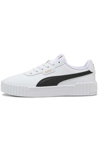 Puma Carina 3.0 TDP 406176 03 Kadın Sneaker Ayakkabı Beyaz Siyah 36-40 ürün görseli 1
