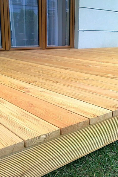 100 cm 2.Sınıf Ahşap Tırtıklı Deck - Resim 4
