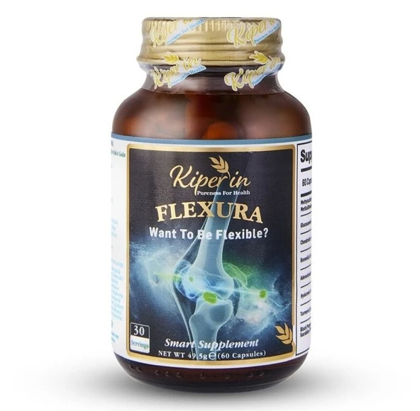 Kiperin Flexura Glukozamin, MSM, Kondroitin, Akgünlük, SAM-e, Hyaluronik Asit 60 Kapsül ürün görseli 1