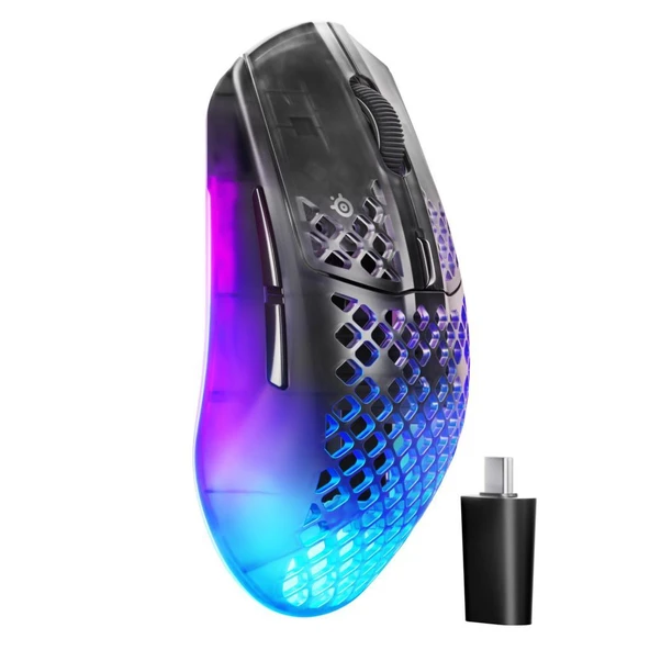 Steelseries Aerox 3 Wireless Gen 2 - Shadow 4K Kablosuz Gaming Mouse ürün görseli 1