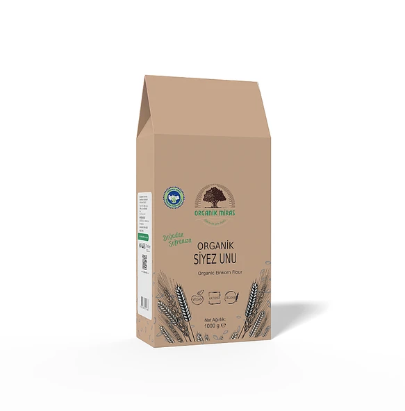 Organik Siyez Unu 1kg ürün görseli 1