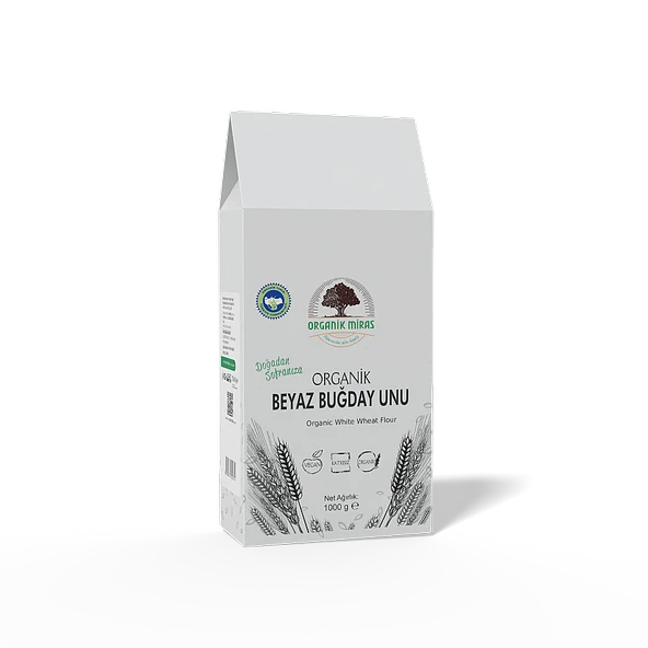 Organik Beyaz Buğday Unu 1kg ürün görseli 1