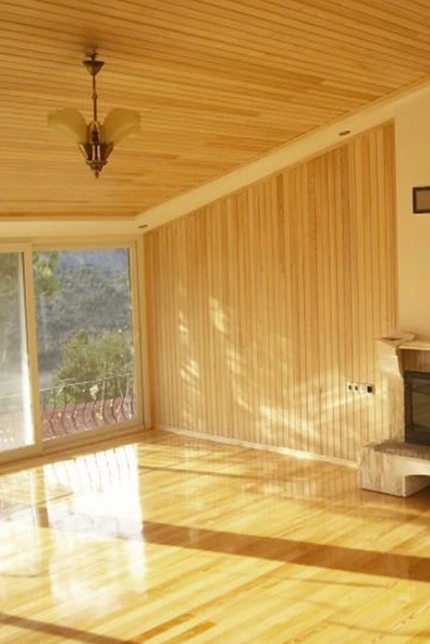 100cm Süper Ahşap Düz Lambiri - Resim 4