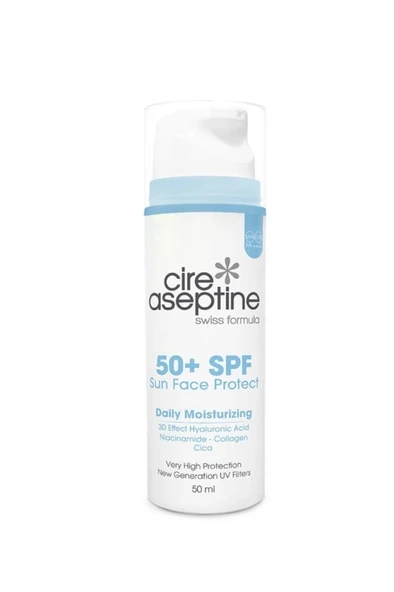 Cire Aseptine Günlük Nemlendirme Daily Moisturizing 50+SPF Yüz Güneş Koruyucu Krem 50 ml ürün görseli 1
