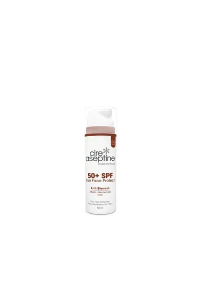 Cire Aseptine Günes Koruyucu Anti Blemsih Yüz Kremi SPF 50+ Sun Face Protect 50 ml ürün görseli 1