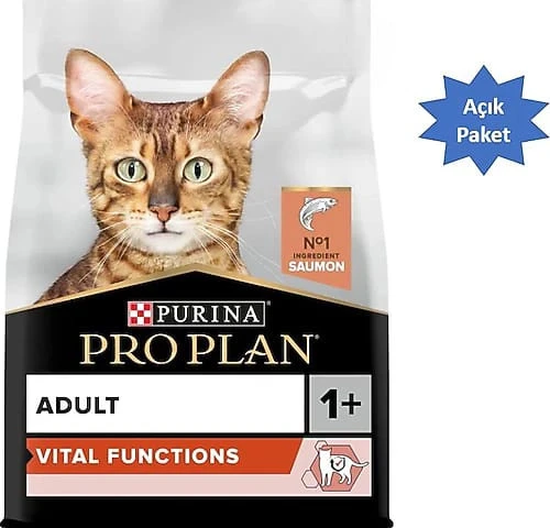 Pro Plan Vital Functions Adult Somonlu 4 kg Yetişkin Kedi Maması - Açık Paket ürün görseli 1