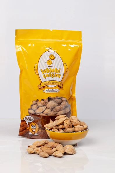 Kavrulmuş Tuzlu Diş Badem - 1 KG ürün görseli 1