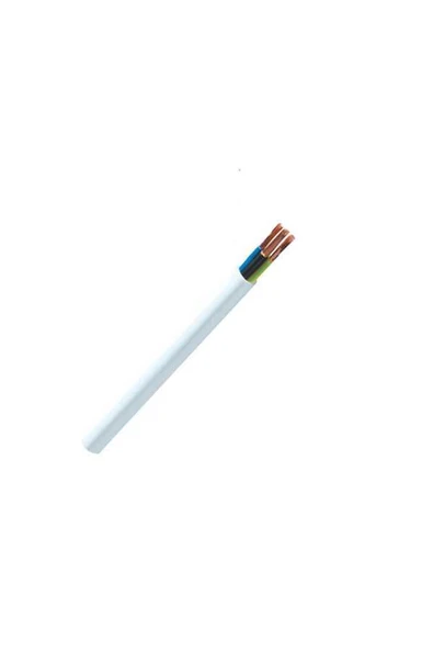 Prysmian 3x2.5 mm Beyaz TTR Çok Telli Kablo H05VV-F 100 METRE ürün görseli 1