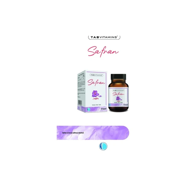 Tabvitamins Safran 50 mg 30 Kapsül ürün görseli 1