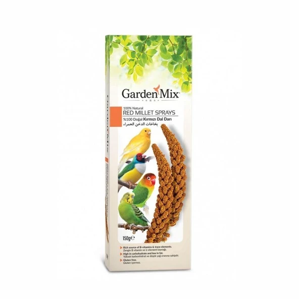 Garden Mix Kuşlar için Platin Kırmızı Dal Darı 150 gr ürün görseli 1
