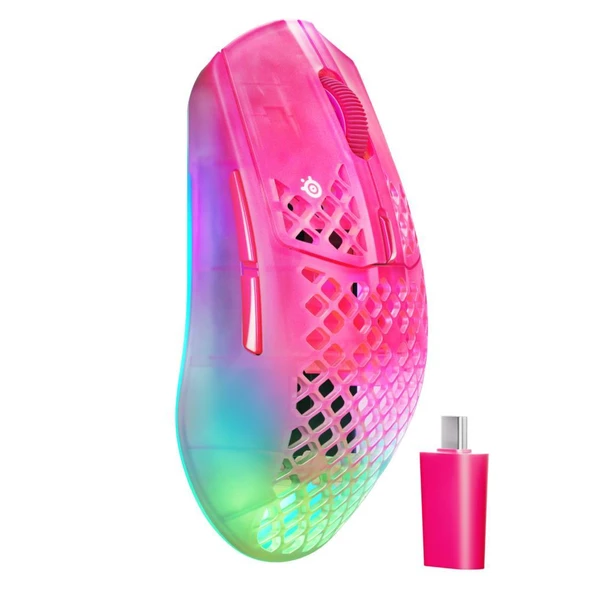 Steelseries Aerox 3 Wireless Gen 2 - Magenta  Haze 4K Kablosuz Gaming Mouse ürün görseli 1