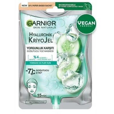 Garnier Hyaluronik Kriyo Jel Yorgunluk Karşıtı Maske 27 gr ürün görseli 1