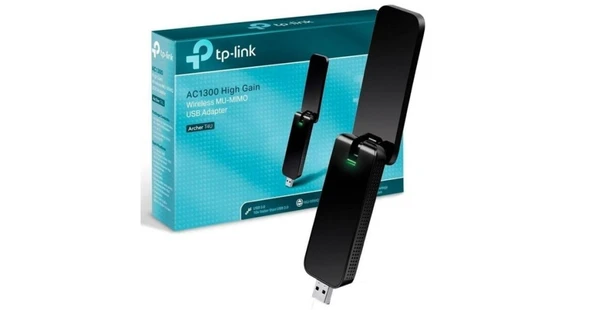 TP-LINK Archer T4u Kablosuz 1200mbps Dual Band Usb Adaptör ürün görseli 1