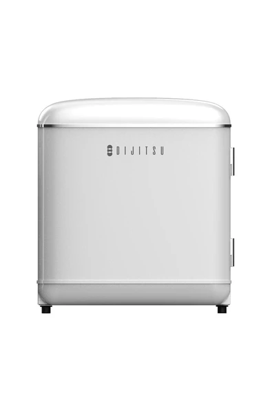 Dijitsu DB80RWH Retro Beyaz Mini Buzdolabı - Resim 6
