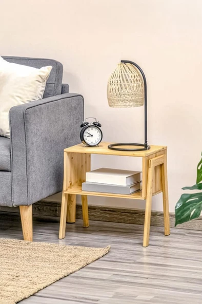 Digithome Bambu Komodin Yan Sehpa - JWFU-5392 - Resim 3