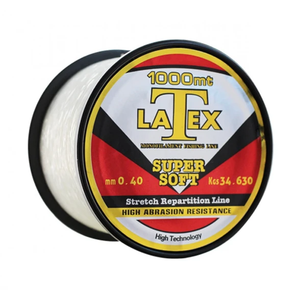 Latex Süper Soft Monofılament 1000mt Olta Misina Balık Misinası ürün görseli 1