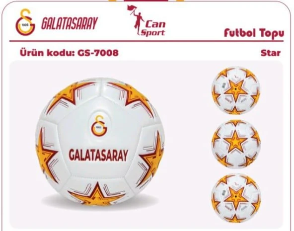 GS-7008 GALATASARAY FUTBOL TOPU STAR-CNT ürün görseli 1
