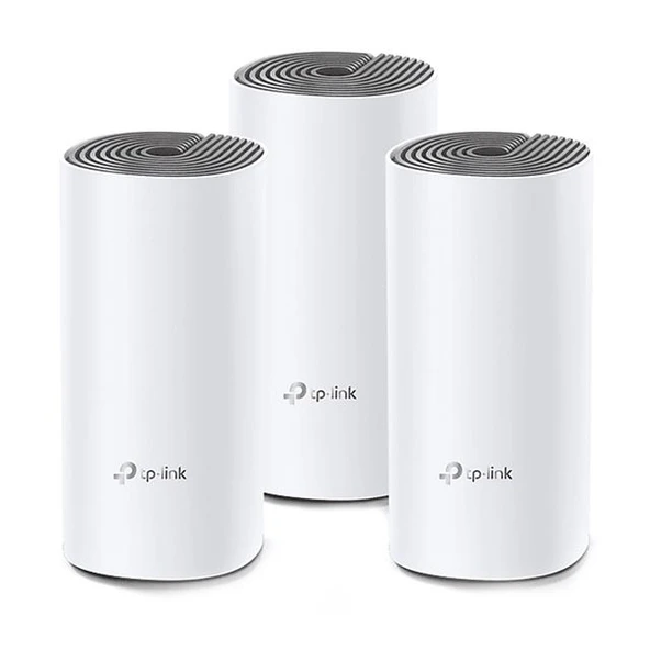 TP-Link AC1200 Deco E4 1200Mbps Mesh WIFI Sistemi (Üçlü) ürün görseli 1