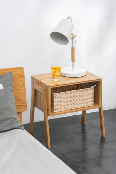 Digithome Bambu Komodin Yan Sehpa - JWFU-5392 - Resim 2
