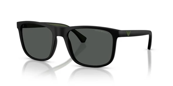 Emporio Armani EA4129 504287 56 Unisex Güneş Gözlüğü Mat Siyah 56 ürün görseli 1