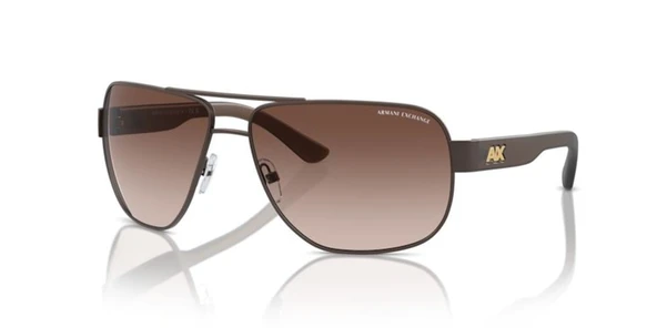 Armani Exchange AX2012S 605813 62 Erkek Güneş Gözlüğü Kahverengi 62 ürün görseli 1