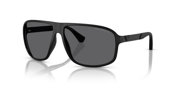 Emporio Armani EA4029 5001T3 64 Erkek Polarize Güneş Gözlüğü Parlak Siyah 64 ürün görseli 1