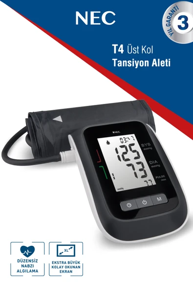 NEC T4 Kol Tipi Dijital Tansiyon Aleti ürün görseli 1