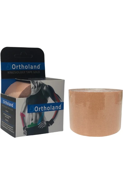 ORTHOLAND Ten Rengi Kinesio Band,sporcu Kas Ağrı Bandı,kinezyo Tape ürün görseli 1