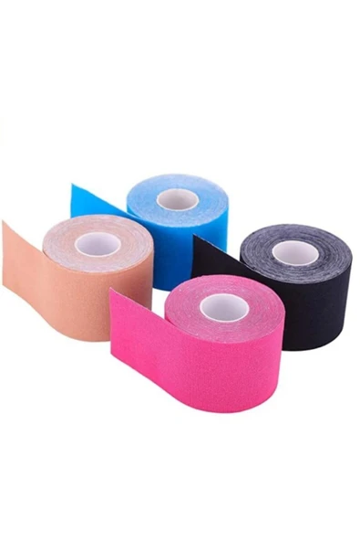 ANCARE Bia Tape Ağrı Bandı Kinesio Bant Sporcu Bandı Ağrı Bandı 5cmx5m Mavi Renk - ürün görseli 1