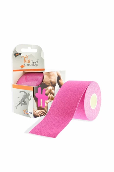 BİATAPE Bia Tape Kinesiology Ağrı Bandı 5cm 5 mt Pembe ürün görseli 1