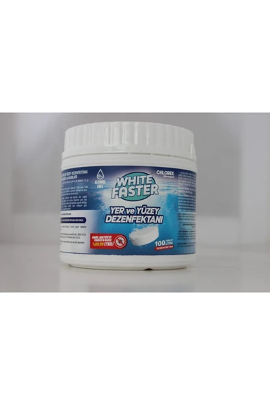 WHİTE FASTER Whıte Faster 100'lü Chlorex Yer Ve Yüzey Dezenfektanı ürün görseli 1
